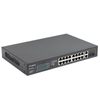 Lanberg - Switch Lanberg Rsfe-16p-2c-150 100mbps Para Rack De 19” De 18 Puertos (16 Poe Y 2 Gigabit) Ra10100