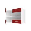 Ultra Mueble De Cocina Alto L 80 Cm - Rojo Mate