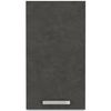 Armario Alto Con 1 Puerta Batiente - Gris Mate - L 40 X P 31,6 X 72 Cm