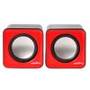 Altavoces Para Pc Usb 2x3w Auto Alimentado Color Rojo