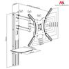 Soporte Para Tv 32"- 55" De Pared Con Estante