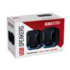 Altavoces De La Computadora 6w Usb Azul Y Negro