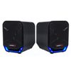 Altavoces De La Computadora 6w Usb Azul Y Negro