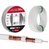 Cable De Antena Cable Coaxial Cobre Puro 50m Rg6