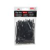 Bridas Sujeta Cables 100 Piezas Negro 2.5x100mm