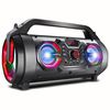 Altavoz Bazooka Portátil Bluetooth Boombox Iluminación