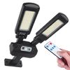 Maclean Mce447 Lámpara Led Solar Con Sensor De Movimiento Y Mando A Distancia Ip54, 5w, 2x450lm, 6500k, Li-ion 2400 Mah,