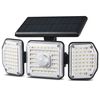 Maclean Mce615 Lámpara De Pared Exterior Lámpara Solar Con Sensor De Movimiento Ip65 4w 320lm 122 Led Smd 4000k Blanco Neutro