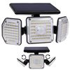 Maclean Mce615 Lámpara De Pared Exterior Lámpara Solar Con Sensor De Movimiento Ip65 4w 320lm 122 Led Smd 4000k Blanco Neutro