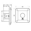 Maclean Mce313 B Sensor Pir De Corto Alcance, Alcance 5-6cm, Caja Empotrable, Carga Máx. 1200w