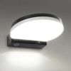 Maclean Mce346 Gr Lámpara Led, Gris, 15w, Ip65, 1300lm, Blanco Neutro (4000k)