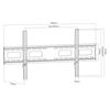 Maclean Mc-420 Soporte Para Tv, Soporte De Pared Para Pantallas De 43-120", Max Vesa 800x400, Carga Máx. 120kg