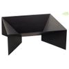 Brasero De Jardin Carré Dine 60 Cm En Acier Noir