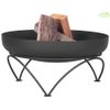 Brasero De Jardin Vilany 70 Cm En Acier Noir