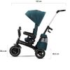 Triciclo Infantil Bidireccional Easytwist  Midnight Green De Kinderkraft