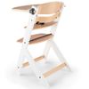 Trona De Madera Para Bebé Enock White Wood De Kinderkraft