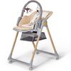 Trona Para Bebé 2 En 1 Lastree Wood De Kinderkraft