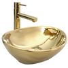 Lavabo Sobre Encimera Rea Sofia Gold