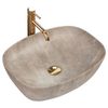 Lavabo Sobre Encimera Rea Freja Beige