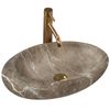 Lavabo Sobre Encimera Rea Roxy B Stone Nature