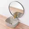 Lavabo Sobre Encimera Rea Luiza 42 Light Grey Mat