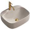 Lavabo Sobre Encimera Rea Luiza 50 Light Grey Mat