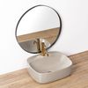 Lavabo Sobre Encimera Rea Luiza 50 Light Grey Mat