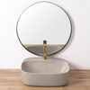 Lavabo Sobre Encimera Rea Luiza 50 Light Grey Mat