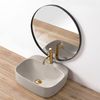 Lavabo Sobre Encimera Rea Luiza 50 Light Grey Mat