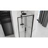 Puerta De Ducha Rea Rapid Slide Black 120