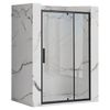 Puerta De Ducha Rea Rapid Swing Black 120