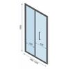 Puerta De Ducha Rea Rapid Fold Black 100