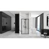 Puerta De Ducha Rea Rapid Fold Black 90