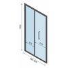 Puerta De Ducha Rea Rapid Fold Black 90