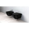 Inodoro Suspendido Wc Rea Carlo Mini Rimless Flat Black