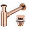 Sifón De Lavabo Rea Click-clack Universal Rose Gold