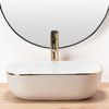 Lavabo Sobre Encimera Rea Belinda Gold Edge