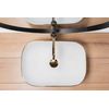 Lavabo Sobre Encimera Rea Belinda Gold Edge