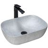 Lavabo Sobre Encimera Rea Livia Grey