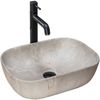 Lavabo Sobre Encimera Rea Livia Beige