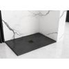 Plato De Ducha Rea Black Rock 80x100