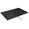 Plato De Ducha Rea Black Rock 80x120