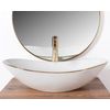 Lavabo Sobre Encimera Rea Royal Gold Edge