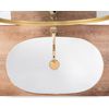 Lavabo Sobre Encimera Rea Royal Gold Edge