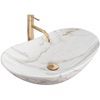 Lavabo Sobre Encimera Rea Royal Shiny Aiax Marmur