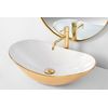 Lavabo Sobre Encimera Rea Royal White Gold