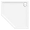 Plato De Ducha Rea Diamond White 80x80