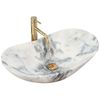 Lavabo Sobre Encimera Rea Royal Granit Mat