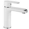 Grifo De Lavabo Rea Bloom White Chrom Low