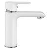 Grifo De Lavabo Rea Bloom White Chrom Low